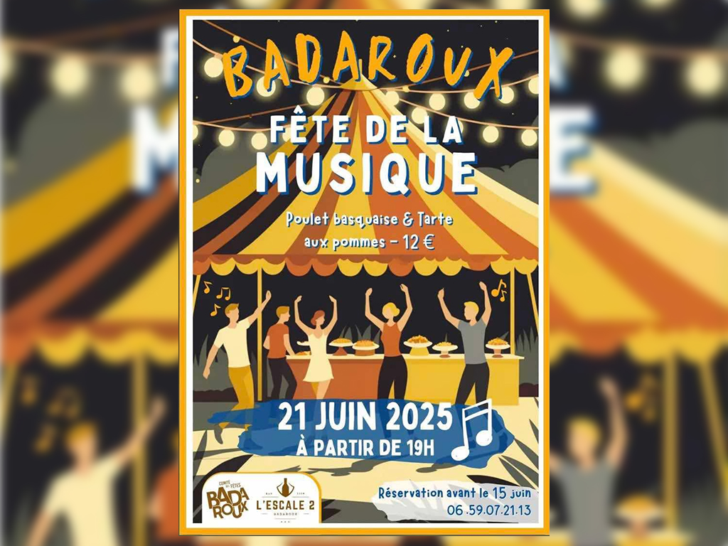 Image d'illustration de FÊTE DE LA MUSIQUE À BADAROUX