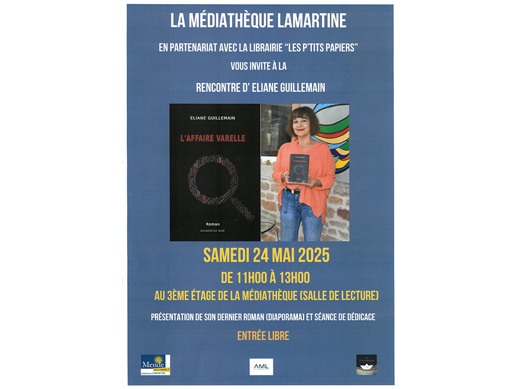 Image d'illustration de RENCONTRE AVEC ÉLIANE GUILLEMAIN