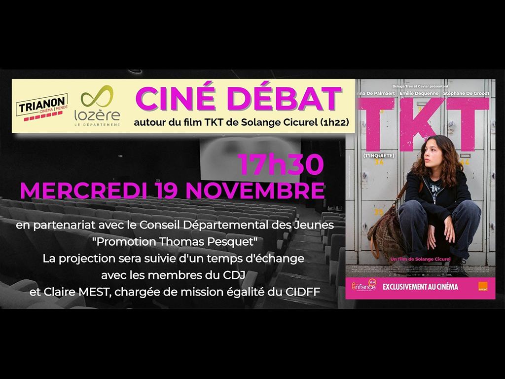 Image d'illustration de CINÉ DÉBAT  –  TKT