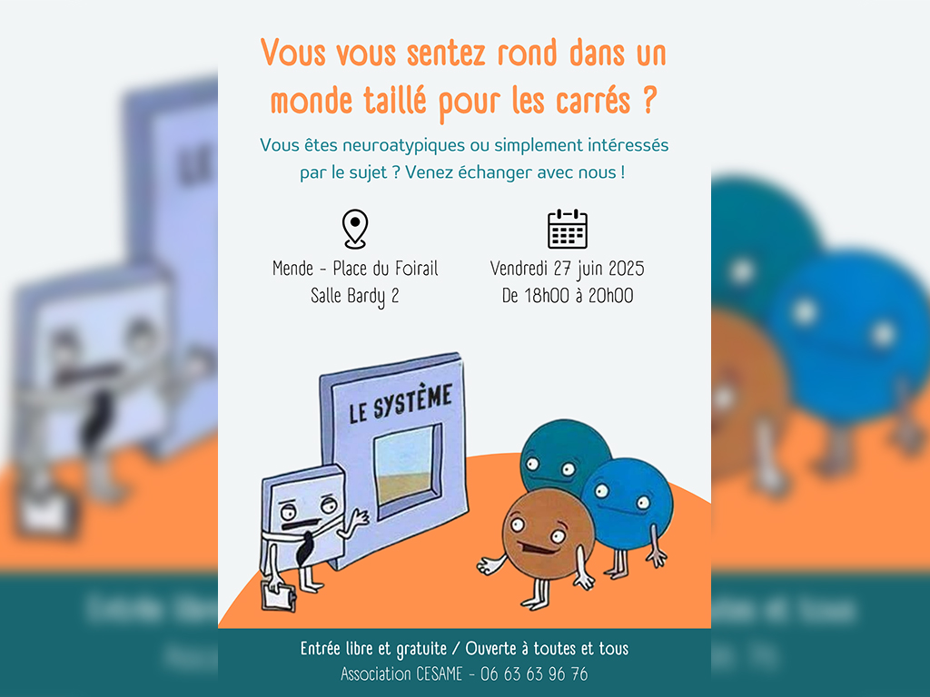 Image d'illustration de SOIRÉE AUTOUR DE LA NEUROATYPIE