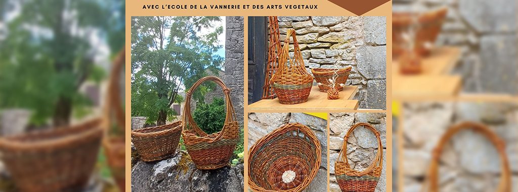 Image d'illustration de la page STAGE DE VANNERIE : VANNERIE SUR FOND ROND EN OSIER