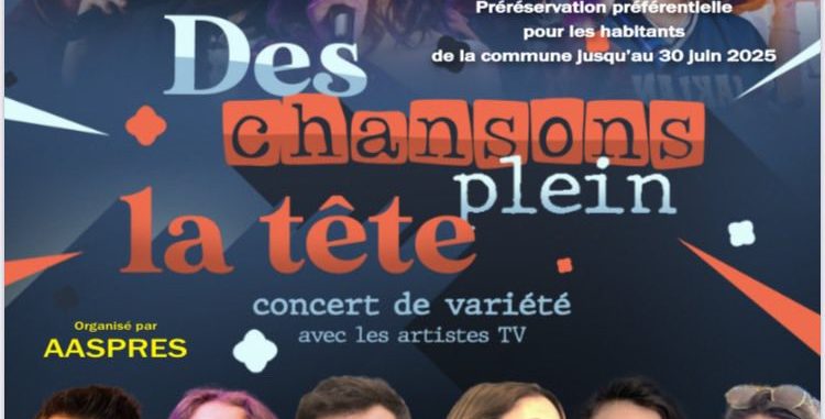 Image d'illustration de la page CONCERT – DES CHANSONS PLEIN LA TETE