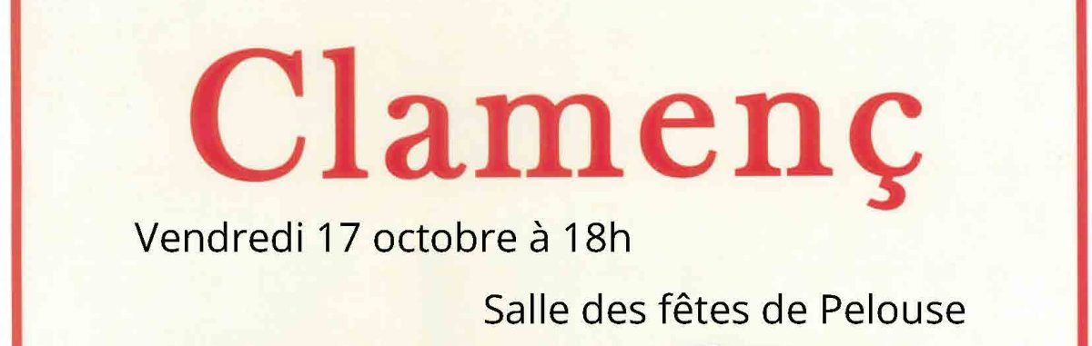 Image d'illustration de la page L’humoriste Clamenç à la salle des fêtes de Pelouse le 17 octobre prochain