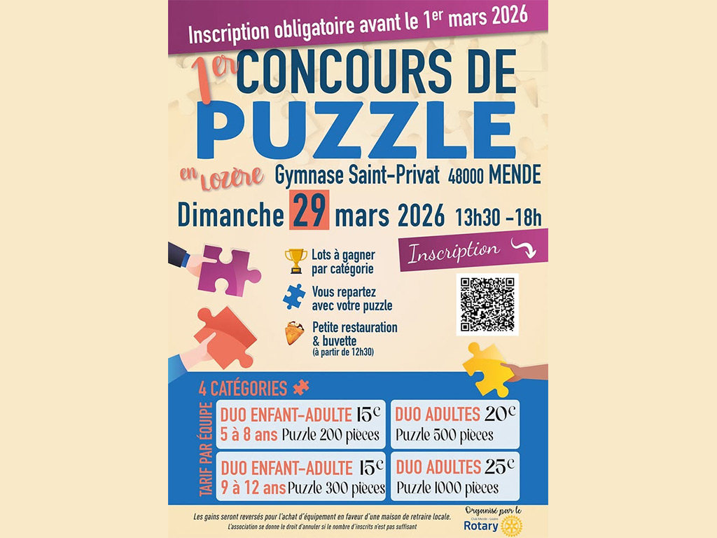 Image d'illustration de CONCOURS DE PUZZLE
